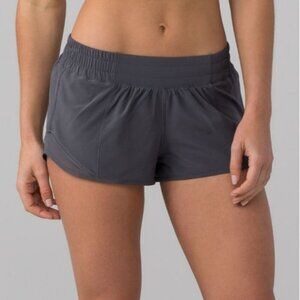 Lululemon Dark Carbon Hotty Hot Short II Size 10